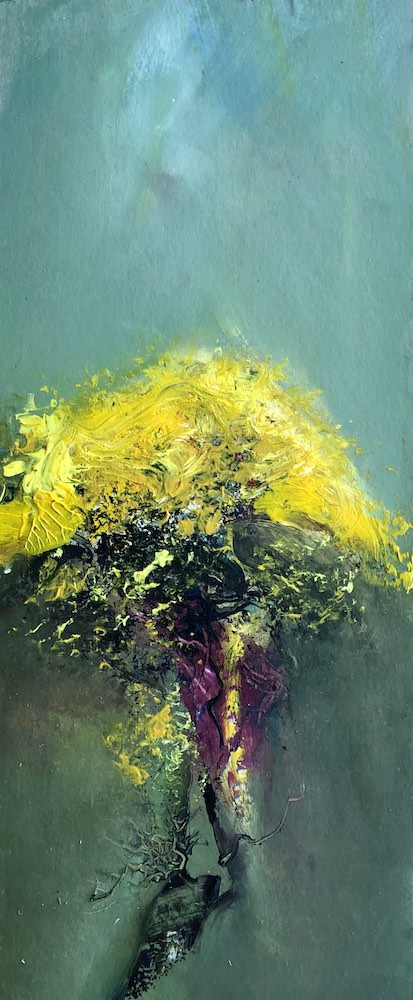 SOLD | Flowering Gorse | 49 x 22 cms | 19 x 9 inches | €850