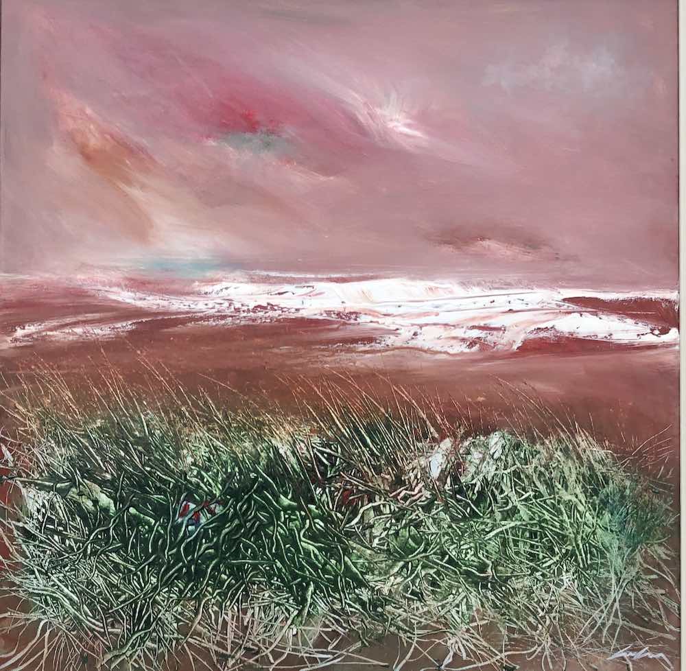 SOLD | Red Sky Atlantic  | 61 x 61cms | 24 x 24ins | €2700