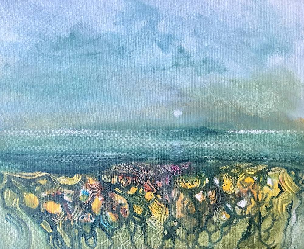 Spring Wildflowers by the Sea | 40 x 50 cms | 16 x 20ins | € 1600